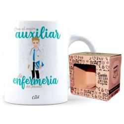 Taza Eres El Mejor Auxiliar De Enfermeria Del Planeta - Imagen 1