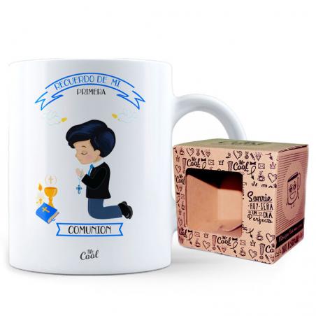 Taza Recuerdo De Mi Primera Comunion Niño - Imagen 1