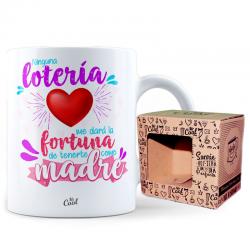 Taza Ninguna Loteria Me Dara La Fortuna De Tenerte Como Madre - Imagen 1