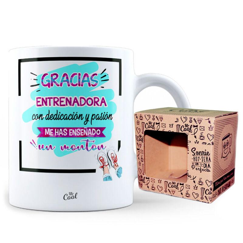 Taza Gracias Entrenadora Con Dedicacion - Imagen 1
