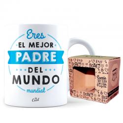 Taza Mejor Padre Del Mundo Mundial - Imagen 1