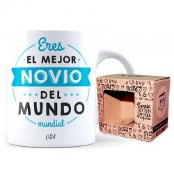 Taza Mejor Novio Del Mundo Mundial - Imagen 1