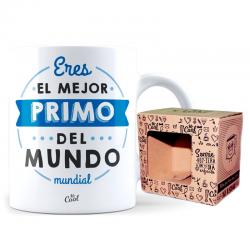 Taza Mejor Primo Del Mundo Mundial - Imagen 1