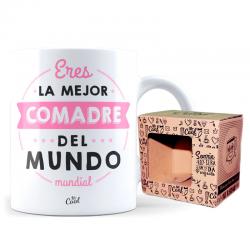 Taza Mejor Comadre Del Mundo Mundial - Imagen 1