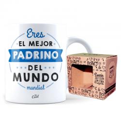Taza Mejor Padrino Del Mundo Mundial - Imagen 1