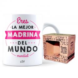 Taza Mejor Madrina Del Mundo Mundial - Imagen 1