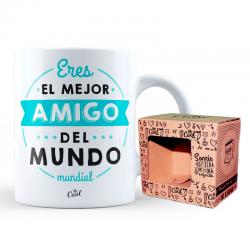 Taza Mejor Amigo Del Mundo Mundial - Imagen 1