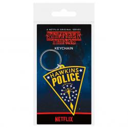 Llavero rubber Hawkins Police Stranger Things - Imagen 1