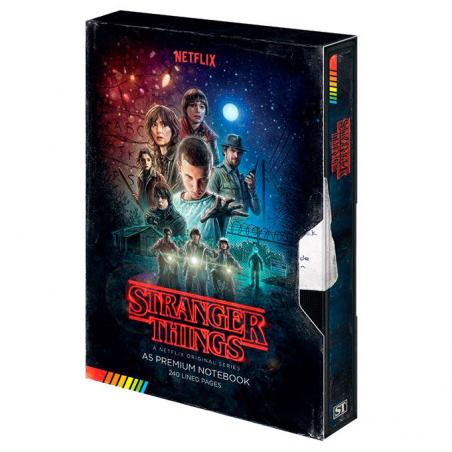 Cuaderno A5 premium VHS Stranger Things - Imagen 1