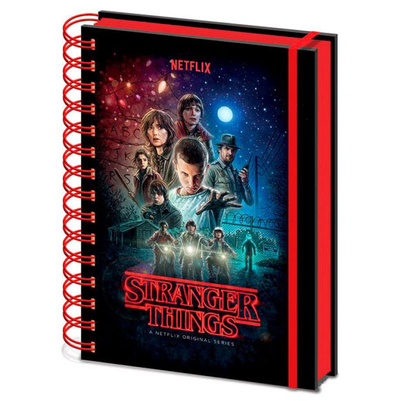 Cuaderno A5 Poster Stranger Things - Imagen 1