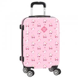 Maleta trolley ABS Glowlab Unicorn Day 4r 55cm - Imagen 1