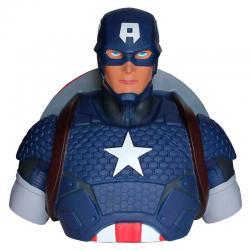 Busto hucha Capitan America Marvel 22cm - Imagen 1