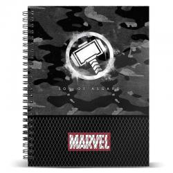Cuaderno A4 Thor Hammer Marvel - Imagen 1