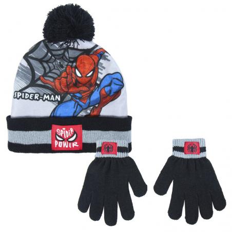 Conjunto gorro guantes Spiderman Marvel - Imagen 1