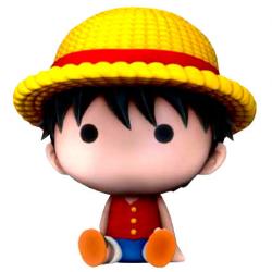 Figura hucha Chibi Luffy One Piece 16cm - Imagen 1