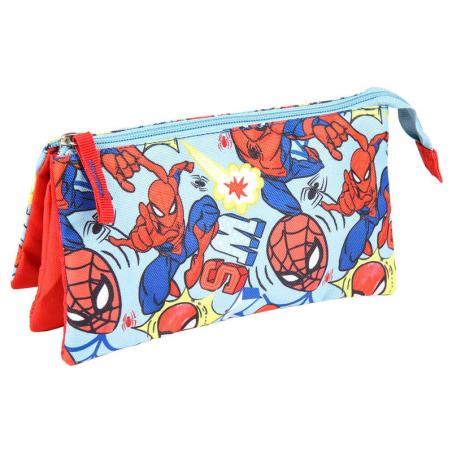 Portatodo Spiderman Marvel triple - Imagen 1