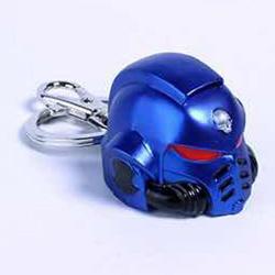 Llavero metal Space Marine Primaris Helmet Ultramarine Warhammer 40K - Imagen 1