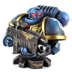 Busto Ultra Marine Primaris Warhammer 40K 16cm - Imagen 1