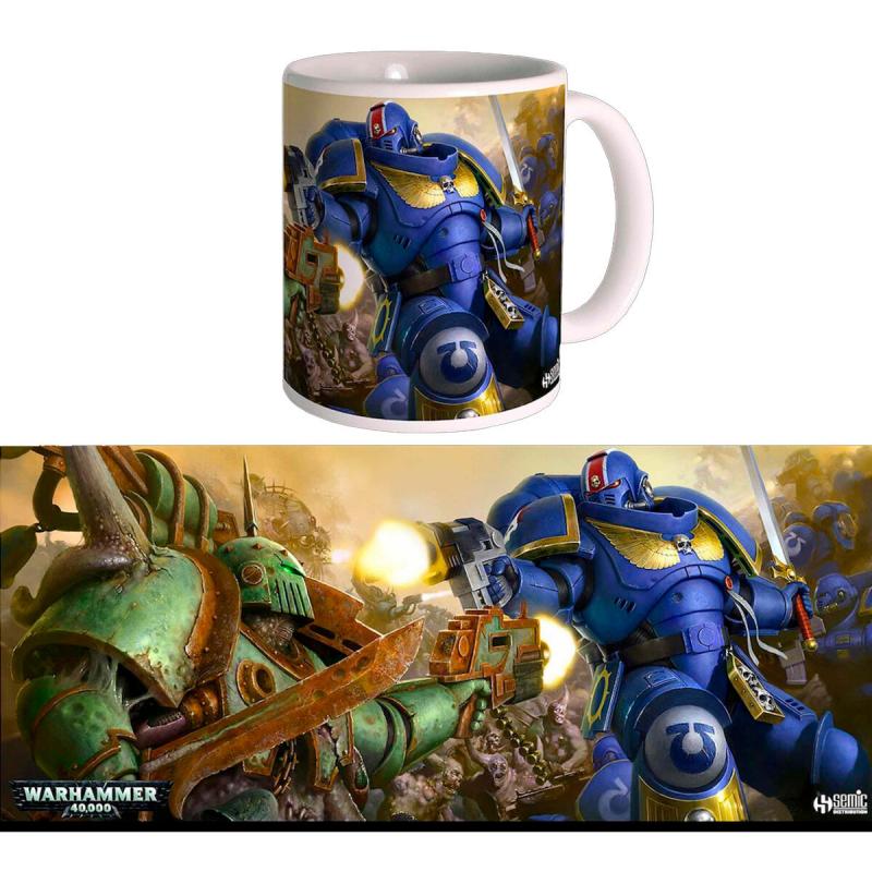 Taza Ultramarines VS Nurgle Warhammer 40K - Imagen 1
