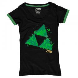 Camiseta mujer Triforce Splatter Zelda Nintendo - Imagen 1