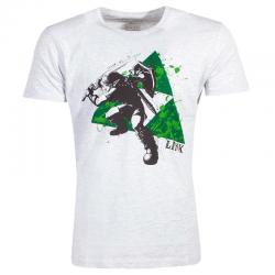 Camiseta Splatter Triforce Zelda Nintendo - Imagen 1