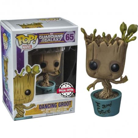 Figura POP Marvel Guardians of the Galaxy Dancing I Am Groot Exclusive - Imagen 1