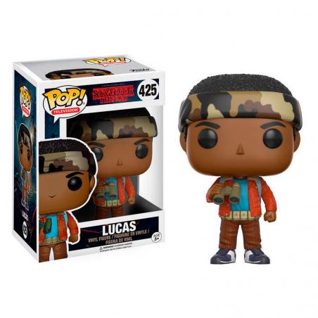 Figura POP Stranger Things Lucas with Binoculars - Imagen 1