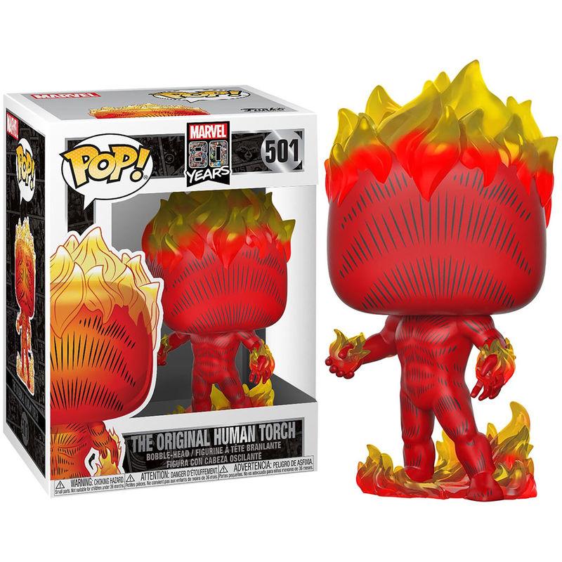 Figura POP Marvel 80th First Appearance Human Torch - Imagen 1