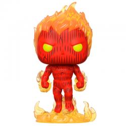 Figura POP Marvel Los 4 Fantasticos Human Torch - Imagen 2