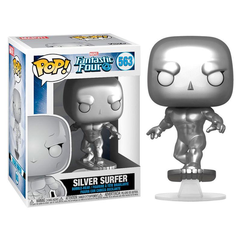 Figura POP Marvel Los 4 Fantasticos Silver Surfer - Imagen 1