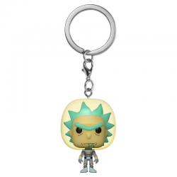 Llavero Pocket POP Rick & Morty Rick with Space Suit - Imagen 1