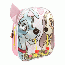 Mochila La Dama y el Vagabundo Disney 31cm - Imagen 1