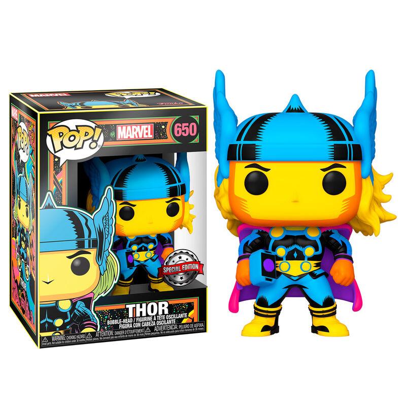 Figura POP Marvel Black Light Thor - Imagen 1