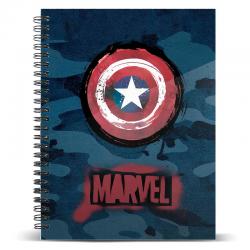 Cuaderno A5 Capitan America Marvel - Imagen 1