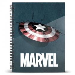 Cuaderno A5 Capitan America Marvel - Imagen 1