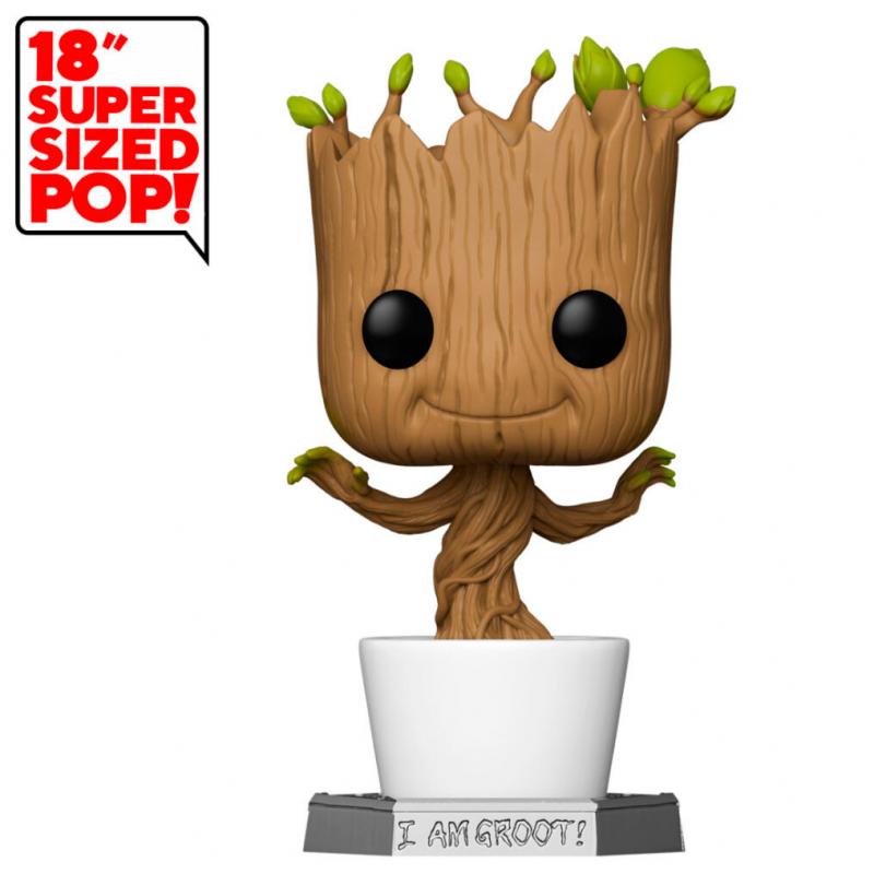 Figura POP Marvel Guardians of the Galaxy Dancing Groot 45cm - Imagen 1