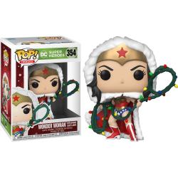 Figura POP DC Holiday Wonder Woman with Lights Lasso - Imagen 1