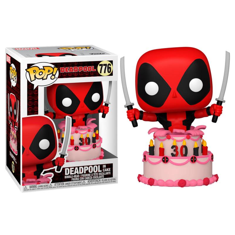 Figura POP Marvel Deadpool 30th Deadpool in Cake - Imagen 1
