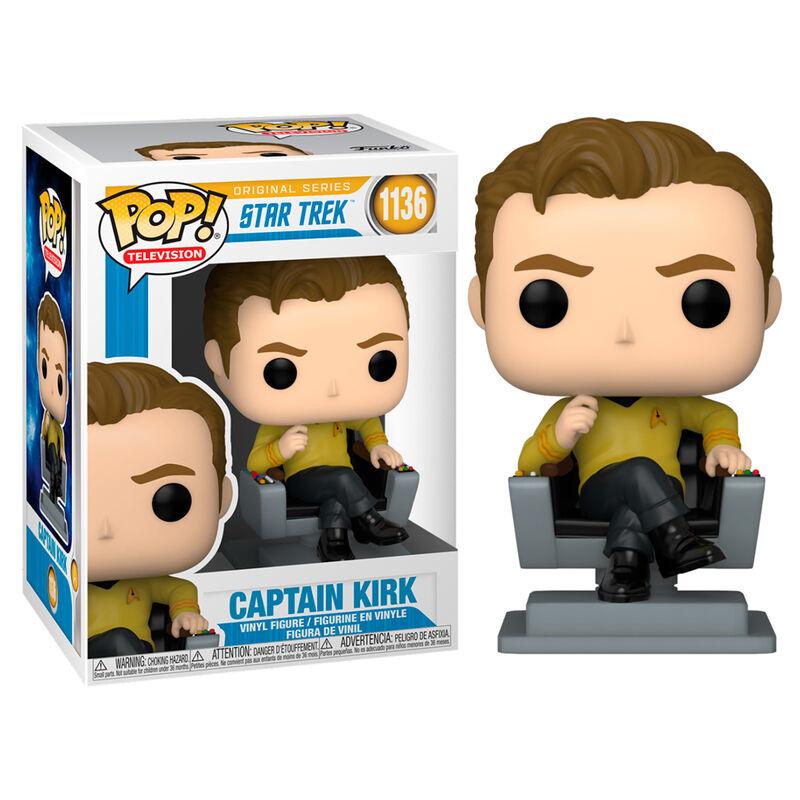 Figura POP Star Trek Captain Kirk in Chair - Imagen 1