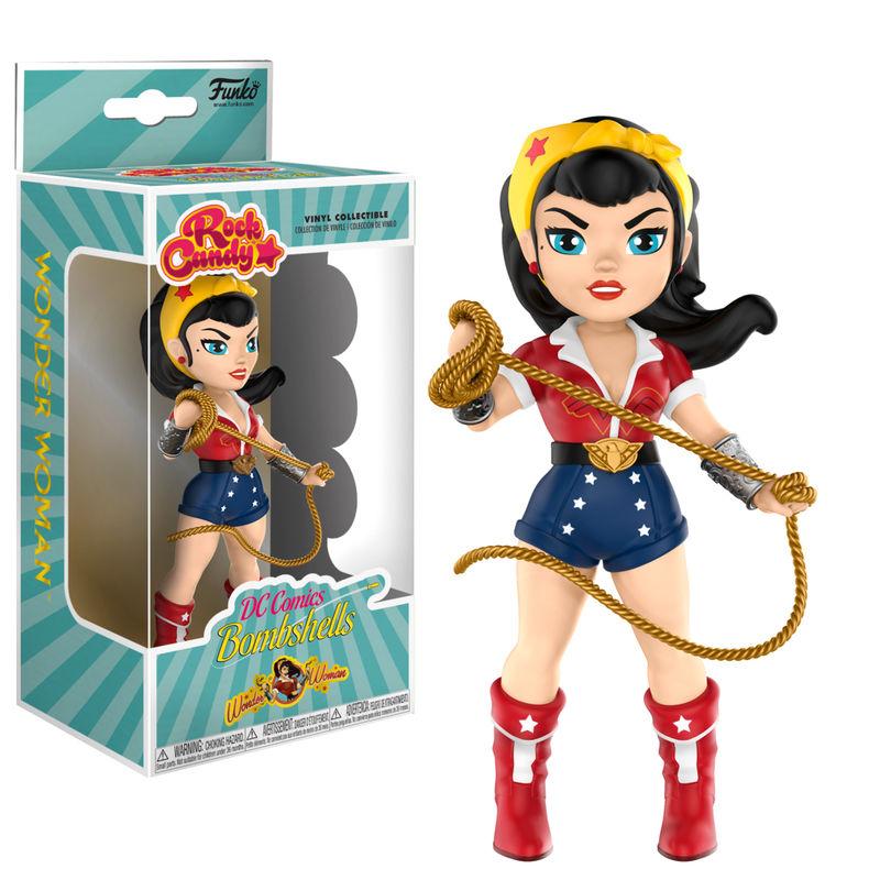 Figura Rock Candy DC Bombshells Wonder Woman - Imagen 1
