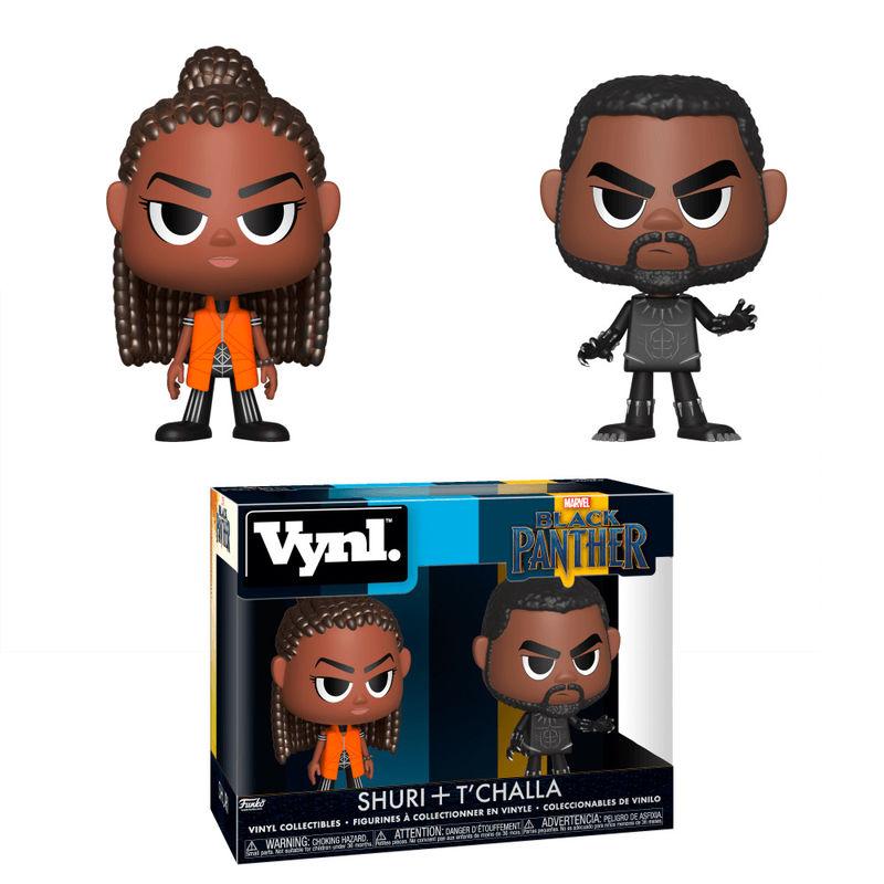 Figuras Vynl Marvel Black Panther & Shuri - Imagen 1