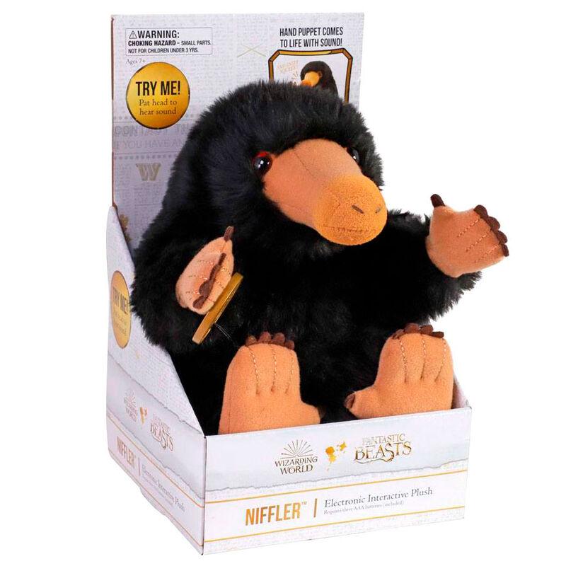 Peluche interactivo Niffler Animales Fantasticos 23cm - Imagen 1