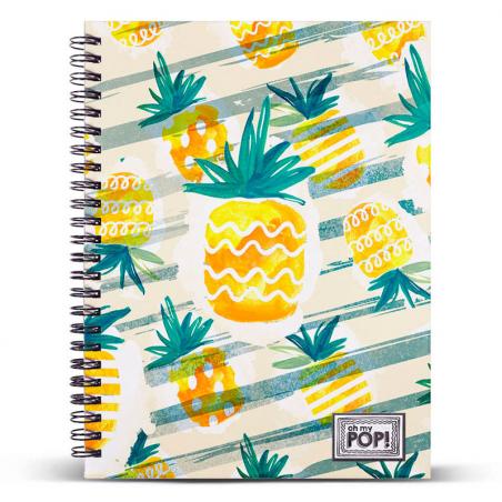 Cuaderno A5 Ananas Oh My Pop - Imagen 1
