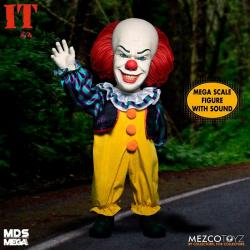 Figura parlante MDS Deluxe Pennywise Stephen King It 1990 38cm - Imagen 1