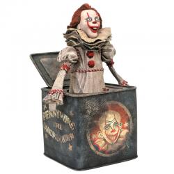 Figura diorama Pennywise en Caja Sorpresa It Chapter 2 23cm - Imagen 1