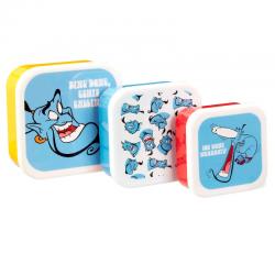 Set 3 tupper Genio Aladdin Disney - Imagen 1