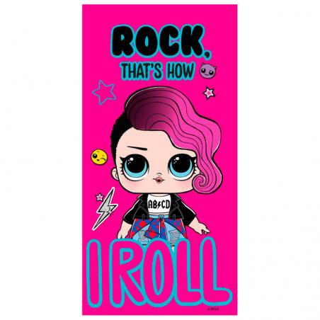 Toalla Rock LOL Surprise microfibra - Imagen 1