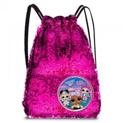Saco LOL Surprise lentejuelas 39cm - Imagen 1