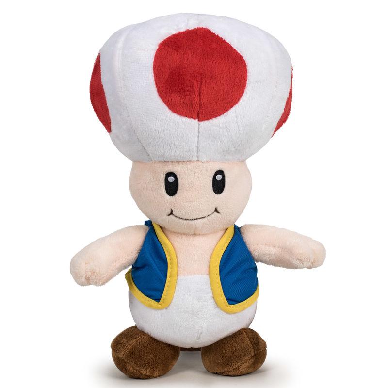 Peluche Toad Mario Bros soft 30cm - Imagen 1