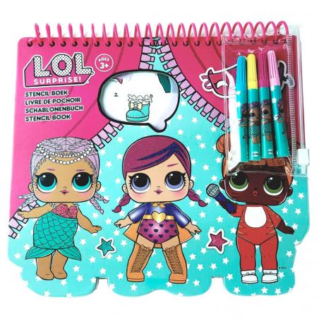 Cuaderno colorear LOL Surprise - Imagen 1